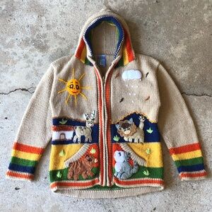 Happy Llama Kids Peruvian Hoodie